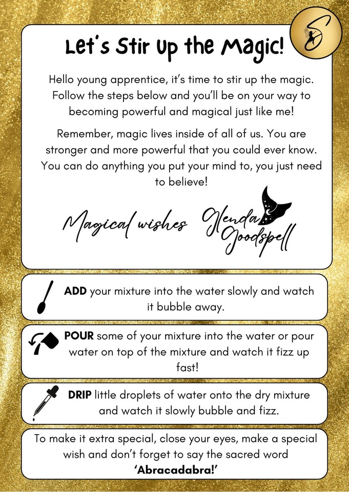 Magic potion making methods by Sparkle & Spell Co.