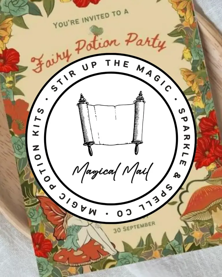 Magical Mail – printable party invitations and enchanted letters from Glenda Goodspell the Good Witch | Sparkle & Spell Co.
